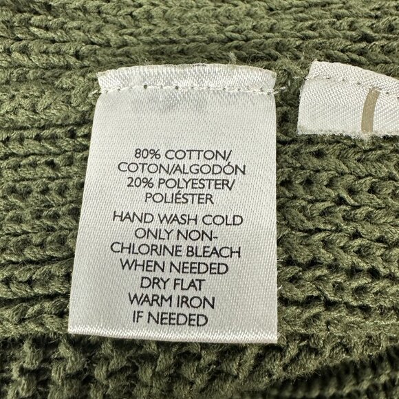 Lou & Grey Womens Olive Green Knit Tank Dress Small Cotton & Polyester - Picture 5 of 7